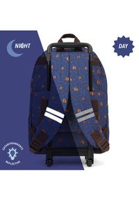 Perletti Plecak 14407 Granatowy. Kolor: niebieski. Materiał: materiał #2