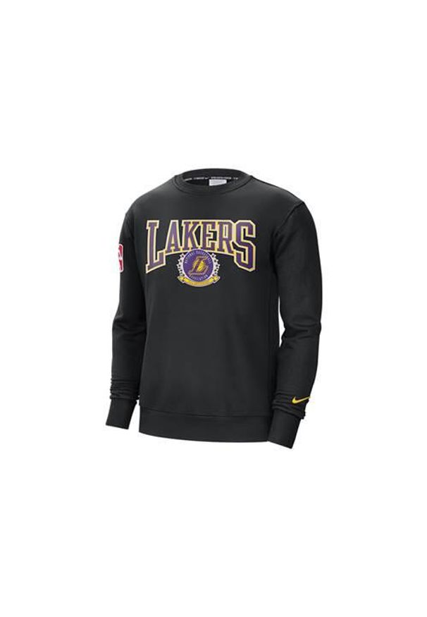 Bluza sportowa męska Nike Los Angeles Lakers Fleece Courtsite 75. Kolor: czarny