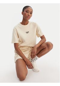 Reebok T-Shirt Suzie RK25505CCW Beżowy Relaxed Fit. Kolor: beżowy. Materiał: bawełna #6