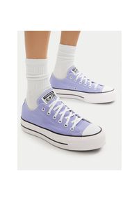 Trampki Converse. Kolor: fioletowy. Obcas: na platformie #1