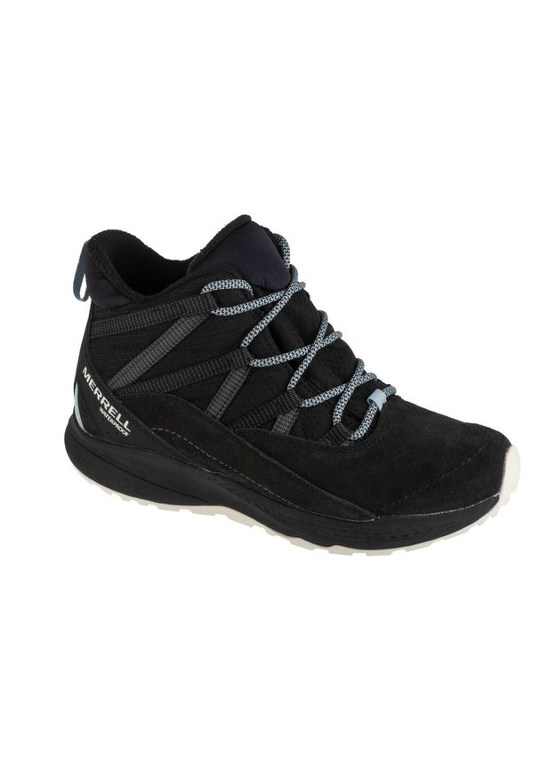 Merrell - Buty trekkingowe damskie, Bravada Edge 2 Thermo Demi WP. Kolor: czarny. Materiał: guma, tkanina, zamsz, materiał, syntetyk
