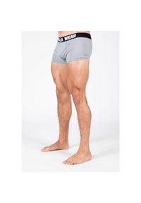 GORILLA WEAR - BoxerSzorty 3-Pack - Szary/Granatowy/Czerwony. Kolor: szary. Sport: fitness