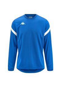 Bluza z okrągłym dekoltem Kappa Dolvano. Kolor: niebieski, biały, wielokolorowy. Sport: piłka nożna, fitness #1