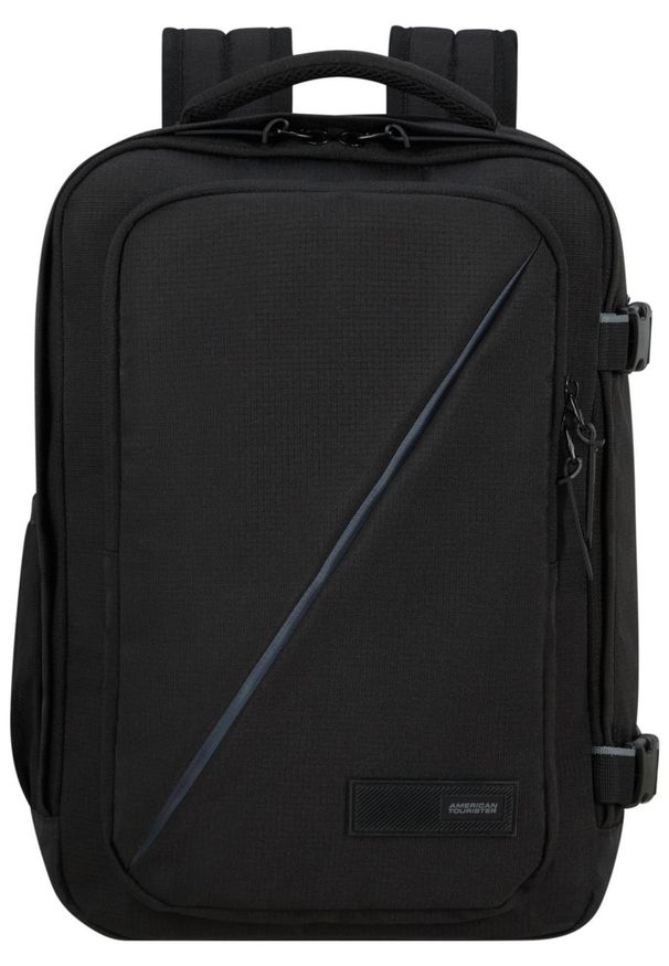 AMERICAN TOURISTER - Plecak American Tourister Take2Cabin S do Ryanair czarny. Kolor: czarny. Materiał: materiał. Styl: klasyczny