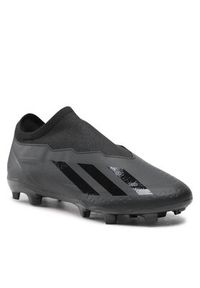 Adidas - adidas Buty do piłki nożnej X Crazyfast.3 Laceless Firm Ground Boots GY7427 Czarny. Kolor: czarny