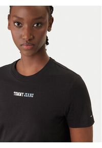 Tommy Jeans T-Shirt DW0DW22277 Czarny Regular Fit. Kolor: czarny. Materiał: bawełna #3