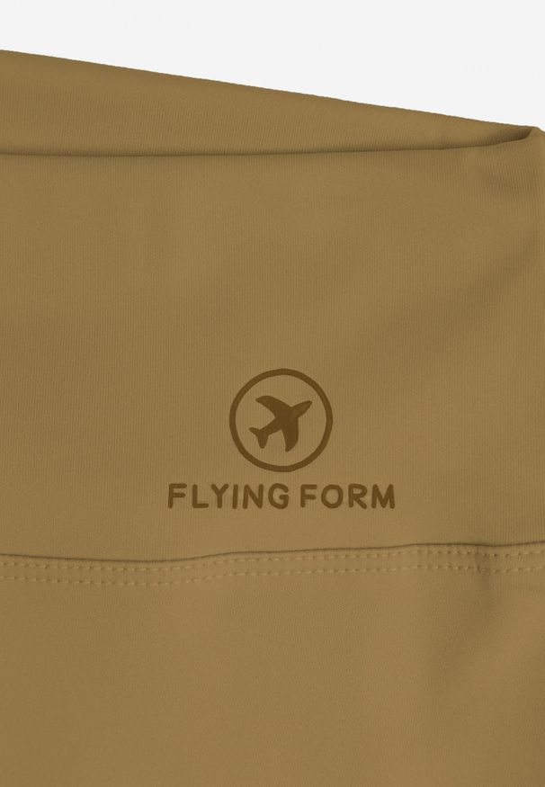 Renee - Zielone Szorty Bikery High Waist z Wyszczuplającym Pasem Briarrose. Okazja: na co dzień. Stan: podwyższony. Kolor: zielony. Materiał: len. Styl: sportowy, casual