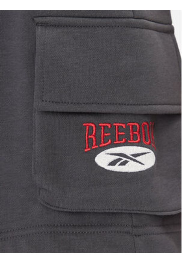 Reebok Szorty sportowe Archive Essentials IL6289 Szary Regular Fit. Kolor: szary. Materiał: bawełna