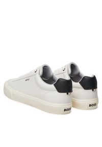 BOSS Sneakersy 50542114 Biały. Kolor: biały. Materiał: skóra #5