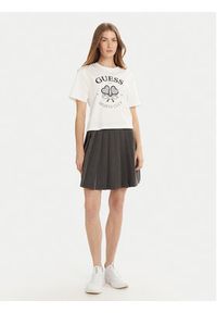 Guess T-Shirt V5GI04 I3Z14 Biały Regular Fit. Kolor: biały. Materiał: bawełna