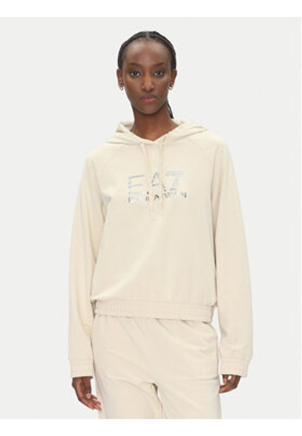 EA7 Emporio Armani Dres 7W000122 AF12502 U1079 Écru Regular Fit. Materiał: bawełna