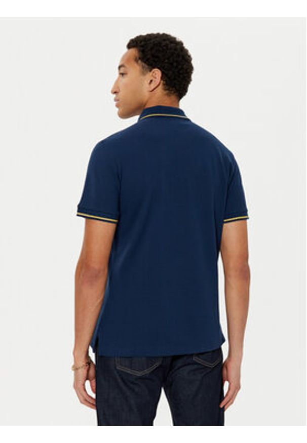 Versace Jeans Couture Polo 78GAGT00 Granatowy Regular Fit. Typ kołnierza: polo. Kolor: niebieski. Materiał: bawełna