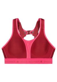 Champion - Biustonosz treningowy Shock Absorber Ultimate Run Bra Padded. Kolor: czerwony. Sport: bieganie
