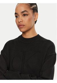 Calvin Klein Jeans Sweter J20J224224 Czarny Regular Fit. Kolor: czarny. Materiał: bawełna #4
