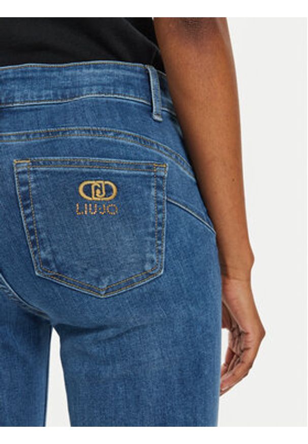 Liu Jo Jeansy UF4006 D4932 Niebieski Skinny Fit. Kolor: niebieski