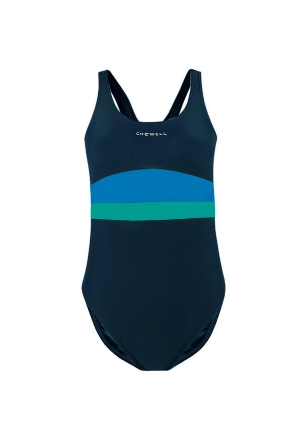 CROWELL - Dziewczęcy Jednoczęściowy Kostium Kąpielowy Swan. Kolor: niebieski