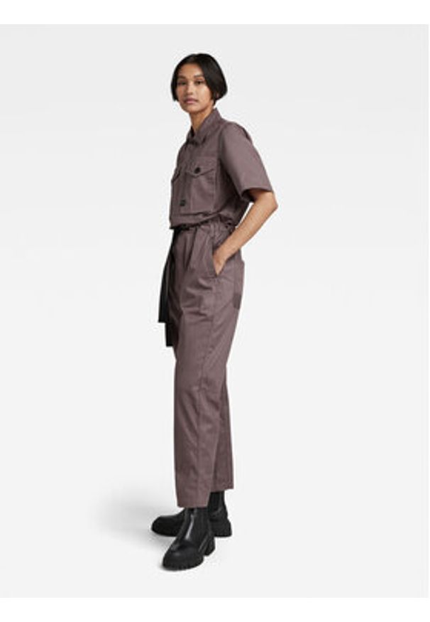 G-Star RAW - G-Star Raw Kombinezon D22536-D194-4751 Brązowy Regular Fit. Kolor: brązowy. Materiał: bawełna