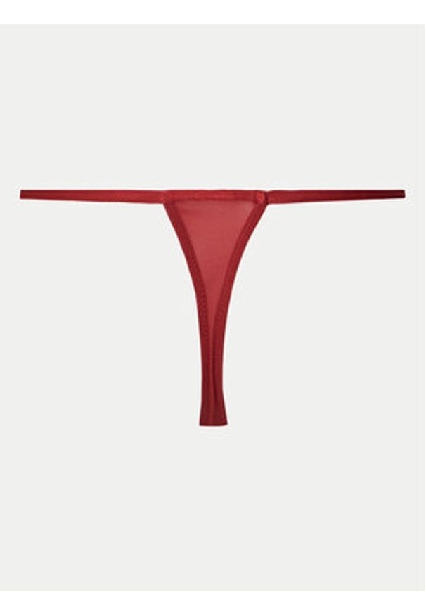 Hunkemöller Komplet 3 par stringów 300279 Czerwony. Kolor: czerwony. Materiał: syntetyk