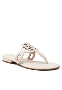 Japonki Lauren Ralph Lauren Audrie 802838710004 Cream. Kolor: beżowy. Materiał: skóra #1