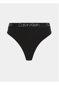 Calvin Klein Underwear Stringi 000QD3754E Czarny. Kolor: czarny. Materiał: bawełna