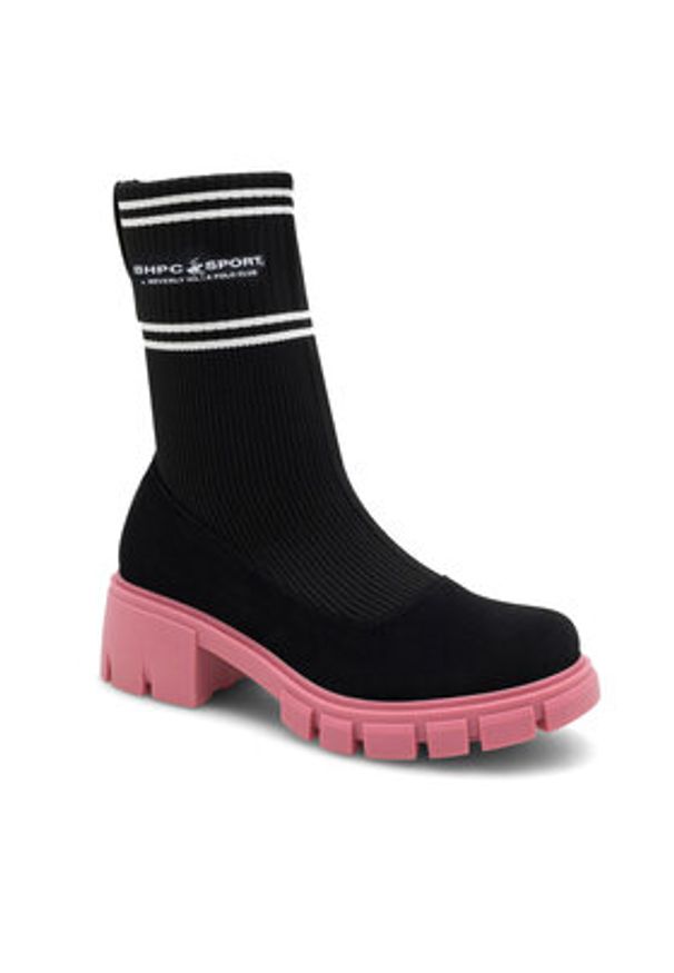 Beverly Hills Polo Club Botki WS5575-18 Różowy. Kolor: różowy. Materiał: materiał