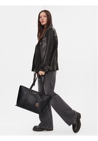 MICHAEL Michael Kors Torebka Temple 30R4G1LT3L Czarny. Kolor: czarny. Materiał: skórzane #4