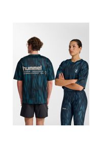 Koszulka Hummel Hiit AOP Loose. Kolor: wielokolorowy, niebieski, zielony. Sport: fitness #1