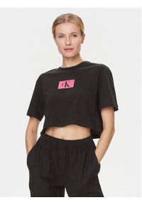 Calvin Klein Underwear T-Shirt 000QS6946E Czarny Relaxed Fit. Kolor: czarny. Materiał: bawełna