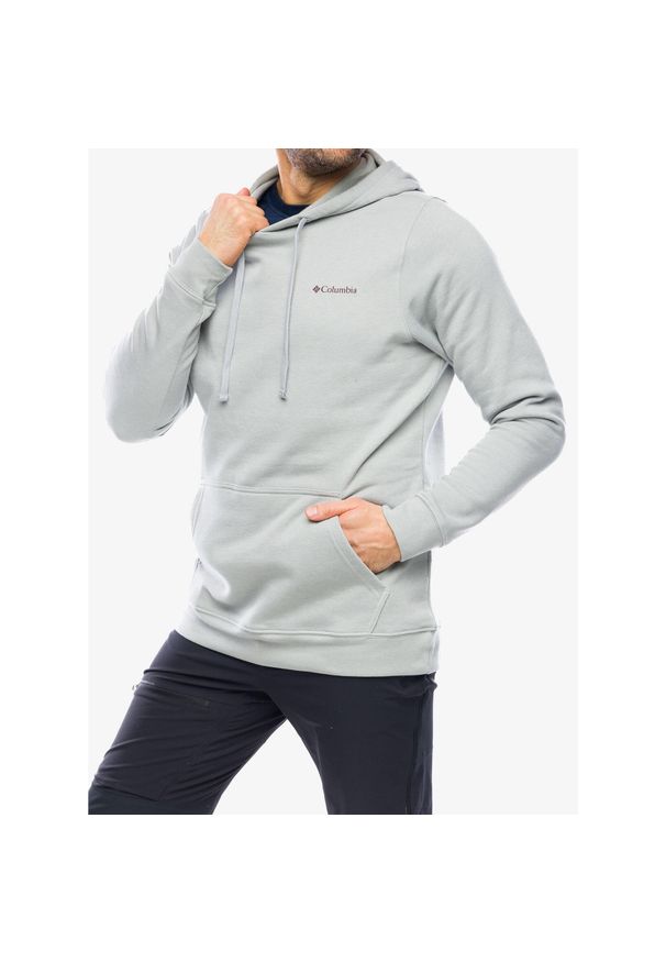 columbia - Bluza z kapturem męska Columbia Trek Graphic Hoodie. Typ kołnierza: kaptur. Kolor: szary