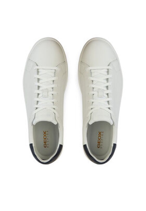 Geox Sneakersy U Spherica Ecub-1 U45GPA 0009B C0899 Biały. Kolor: biały. Materiał: skóra