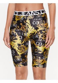 Versace Jeans Couture Kolarki 74HAC106 Czarny Slim Fit. Kolor: czarny. Materiał: syntetyk