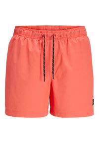 Jack & Jones - Jack&Jones Szorty kąpielowe Maui 12272776 Różowy Regular Fit. Kolor: różowy. Materiał: syntetyk #3
