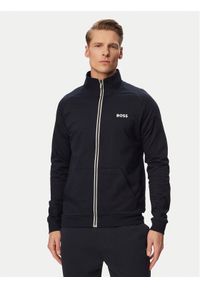 BOSS Bluza Authentic Jacket Z 50545564 Granatowy Regular Fit. Kolor: niebieski. Materiał: bawełna #1