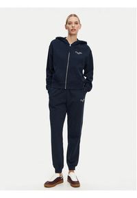 TOMMY HILFIGER - Tommy Hilfiger Bluza WW0WW44632 Granatowy Regular Fit. Kolor: niebieski. Materiał: bawełna #4