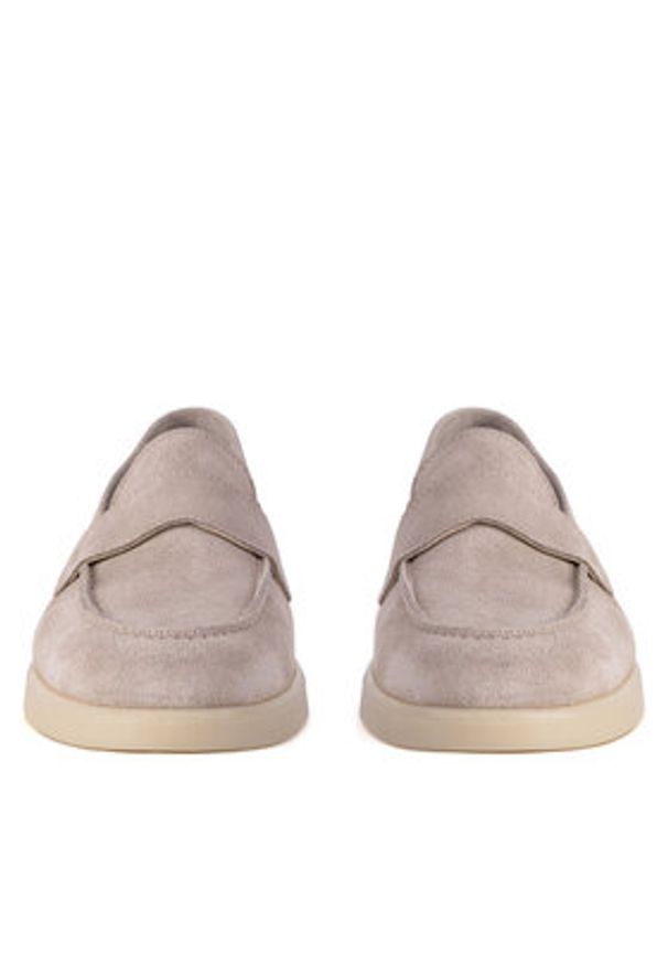 Gino Rossi Mokasyny ELIA-E25-26281 Beżowy. Kolor: beżowy. Materiał: zamsz, skóra