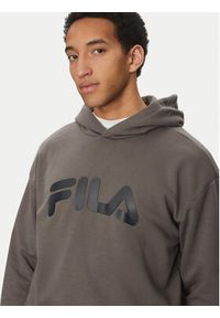 Fila Bluza Landogne FAM0872 Szary Regular Fit. Kolor: szary. Materiał: bawełna