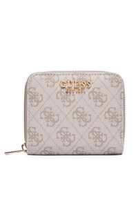 Guess Mały Portfel Damski Laurel II SlgSWSG74 59137 Beżowy. Kolor: beżowy. Materiał: skóra