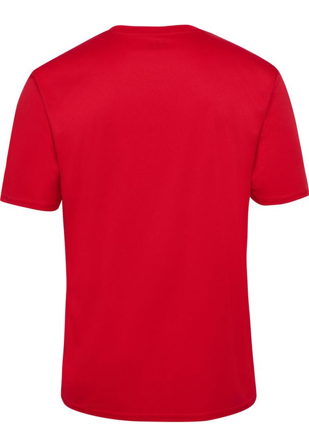 Niezbędna koszulka Hummel. Kolor: wielokolorowy, czerwony, różowy. Materiał: jersey, poliester. Sport: piłka nożna