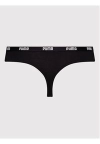 Puma Komplet 3 par stringów 907590 Czarny. Kolor: czarny. Materiał: bawełna #4