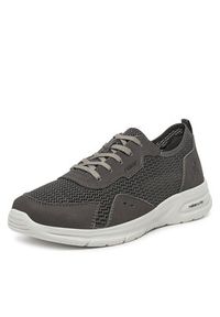 Rieker Sneakersy B7305-45 Szary. Kolor: szary. Materiał: materiał