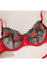 Intica - Komplet bielizny z haftem kwiatowym na romantyczne okazje Mounah. Kolor: wielokolorowy. Materiał: materiał. Wzór: kwiaty, haft #10