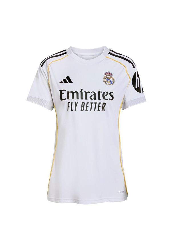 Adidas - Koszulka Real Madrid 25/26 Home. Kolor: biały. Sport: piłka nożna
