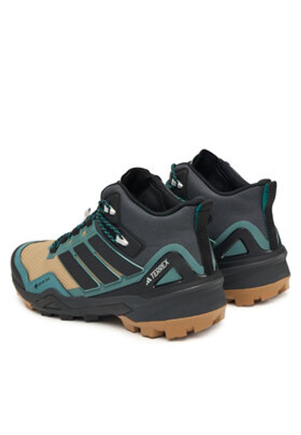 Adidas - adidas Trekkingi Terrex Skychaser Mid GORE-TEX JQ9927 Brązowy. Kolor: brązowy. Materiał: materiał. Technologia: Gore-Tex. Model: Adidas Terrex. Sport: turystyka piesza