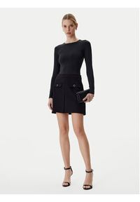 Guess Spódnica mini W6RD57 KCMU2 Czarny Classic Fit. Kolor: czarny. Materiał: syntetyk #3