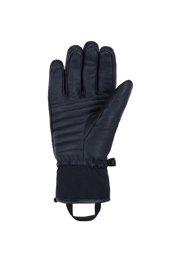 Viking - Rękawice narciarskie męskie VIKING Tonales Ski Man skórzane. Kolor: czarny. Materiał: skóra. Sezon: zima. Sport: narciarstwo