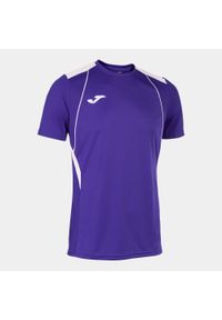 Jersey Joma Championship VII. Kolor: fioletowy, biały, wielokolorowy. Materiał: jersey. Długość rękawa: krótki rękaw. Długość: krótkie. Sport: piłka nożna #1