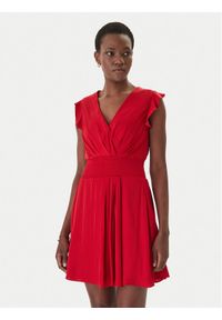 Morgan Sukienka koktajlowa 251-RWANY Czerwony Loose Fit. Kolor: czerwony. Materiał: syntetyk. Styl: wizytowy #1