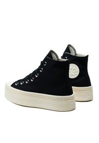 Converse Trampki Chuck Taylor All Star Modern Lift Platform Canvas A06141C Czarny. Kolor: czarny. Materiał: materiał. Obcas: na platformie