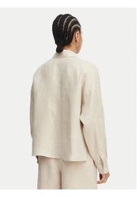 Weekend Max Mara Koszula Capo 2615041022 Beżowy Regular Fit. Kolor: beżowy. Materiał: len #5