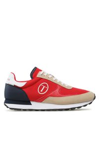 Trussardi Jeans - Trussardi Sneakersy 77A00512 Czerwony. Kolor: czerwony. Materiał: materiał #1